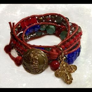 Handmade Triple Wrap Bracelet